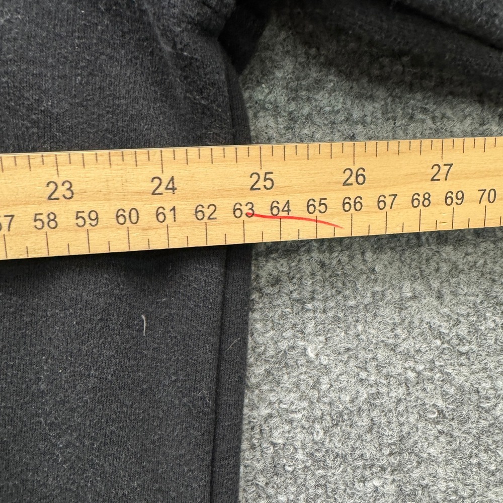 Eddie Bauer Sweatshirt Mens XL Black Long Sleeve V-Stitch Fleece Pullover Casual - Picture 3 of 11